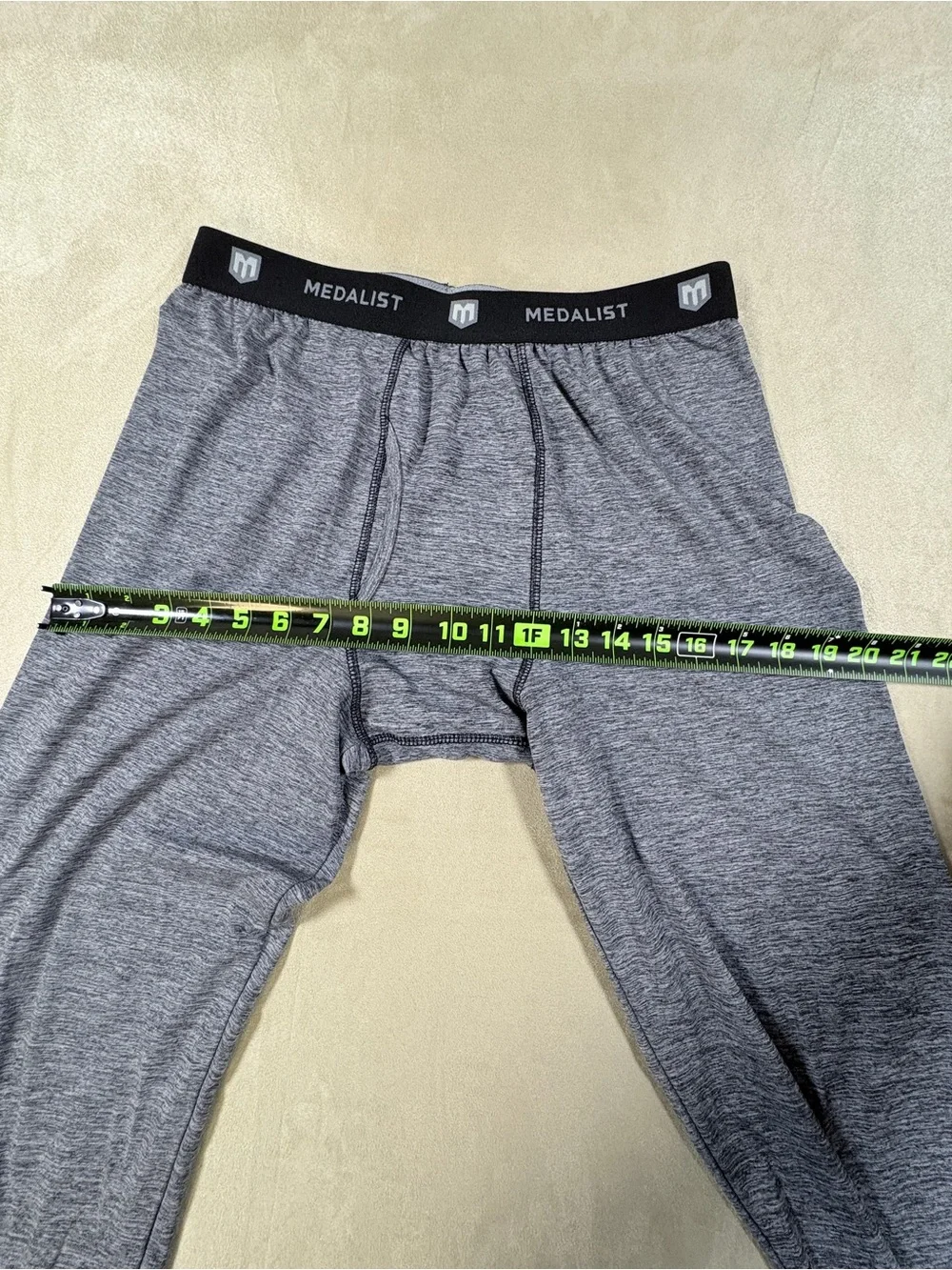 Men's Large Grey Thermal Long Johns - Medalist brand (193)